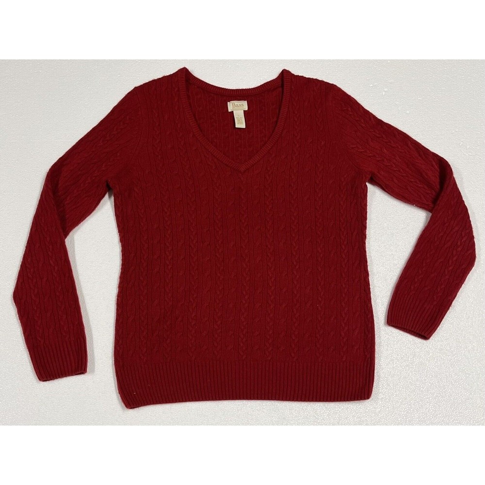 Bass Women’s Red Sweater Size L